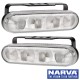 NARVA LED Daytime Running Light Kit with Park Function & Adjustable Bracket - 71920